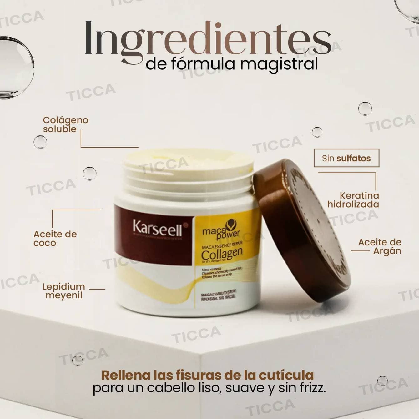 MASCARILLA DE COLLAGENO MACA CARE SYSTEM 500ml  | KARSEELL - Imagen 6