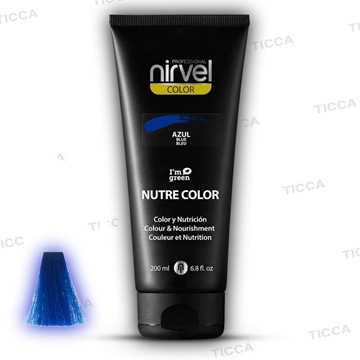 MASCARILLA DE COLOR NUTRE COLOR AZUL 200ml | NIRVEL PROFESIONAL - Imagen 1