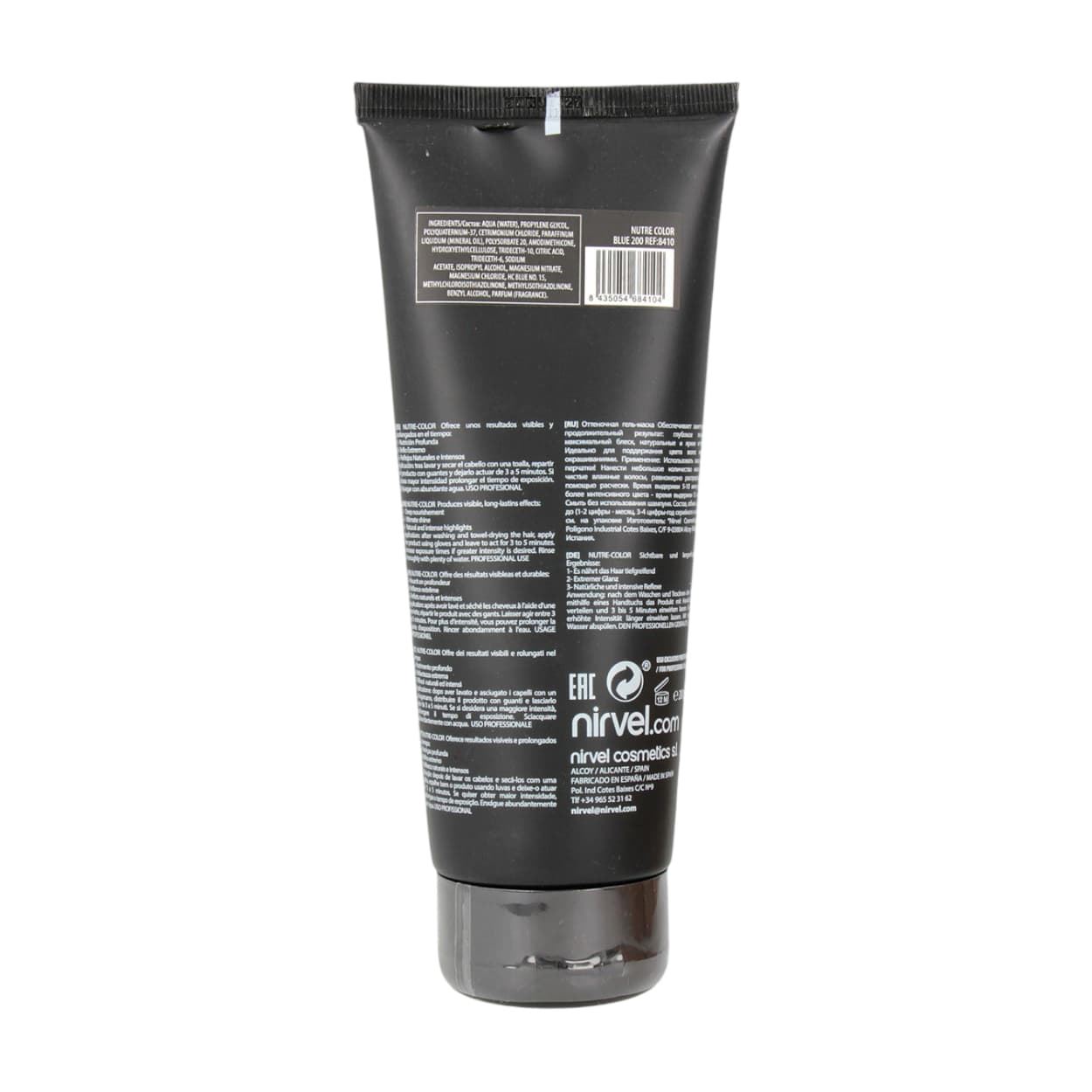 Mascarilla de Color Nutre Color Azul 200ml | Nirvel Profesional - Imagen 6