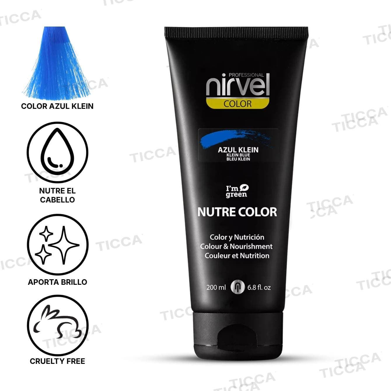 MASCARILLA DE COLOR NUTRE COLOR AZUL KLEIN 200ml | NIRVEL PROFESIONAL - Imagen 1