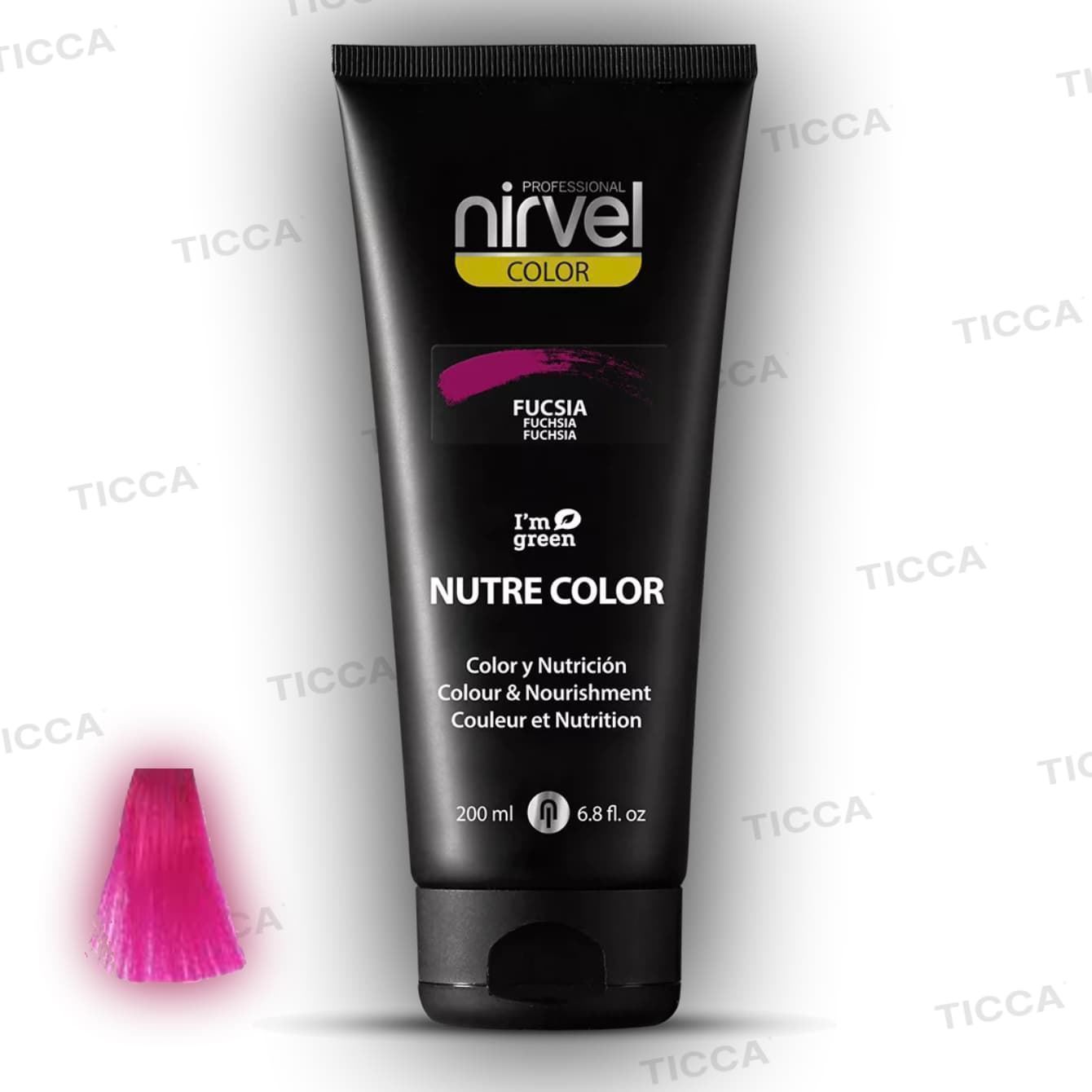 MASCARILLA DE COLOR NUTRE COLOR FUCSIA 200ml | NIRVEL PROFESIONAL - Imagen 1