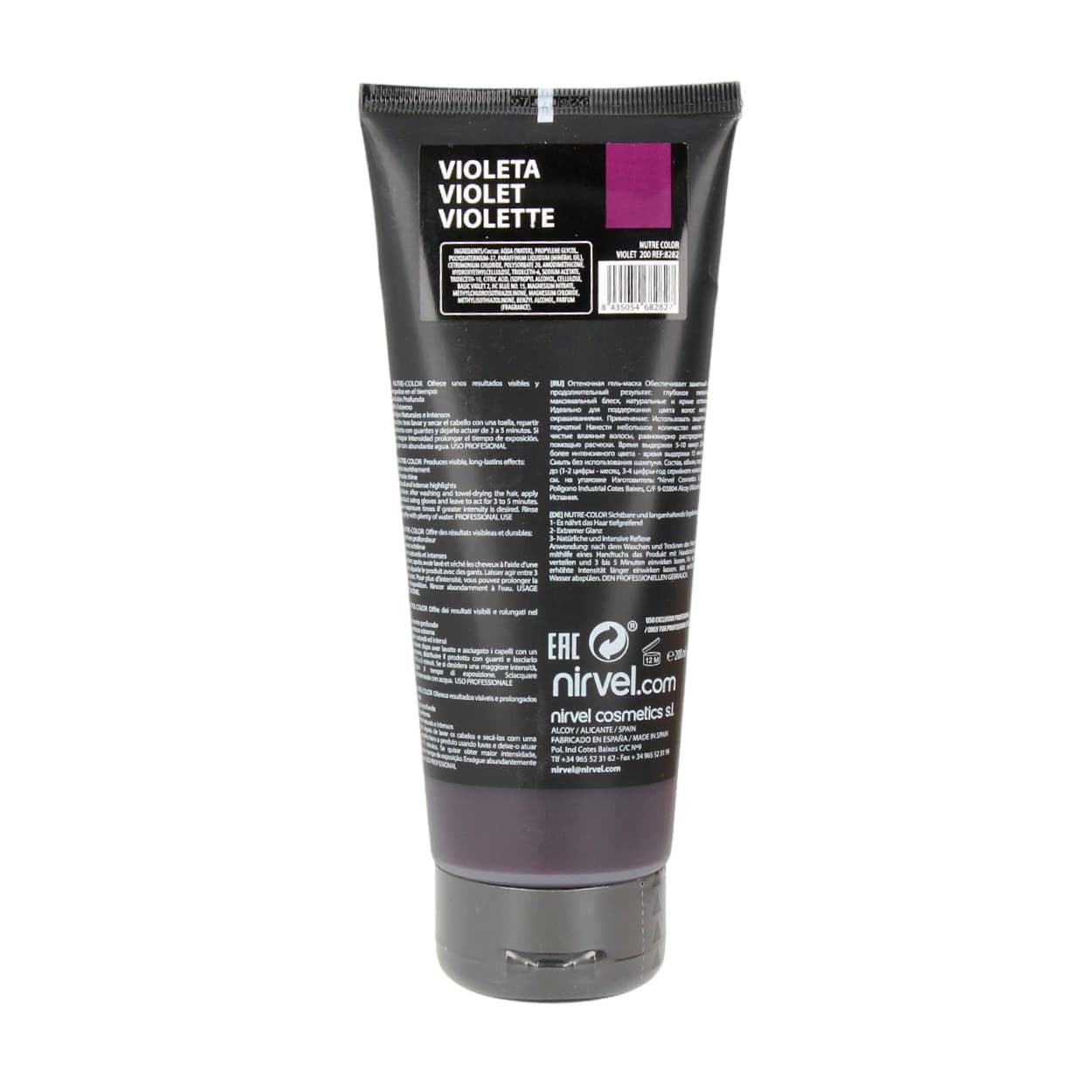 Mascarilla de Color Nutre Color Violeta 200ml | Nirvel Profesional - Imagen 6
