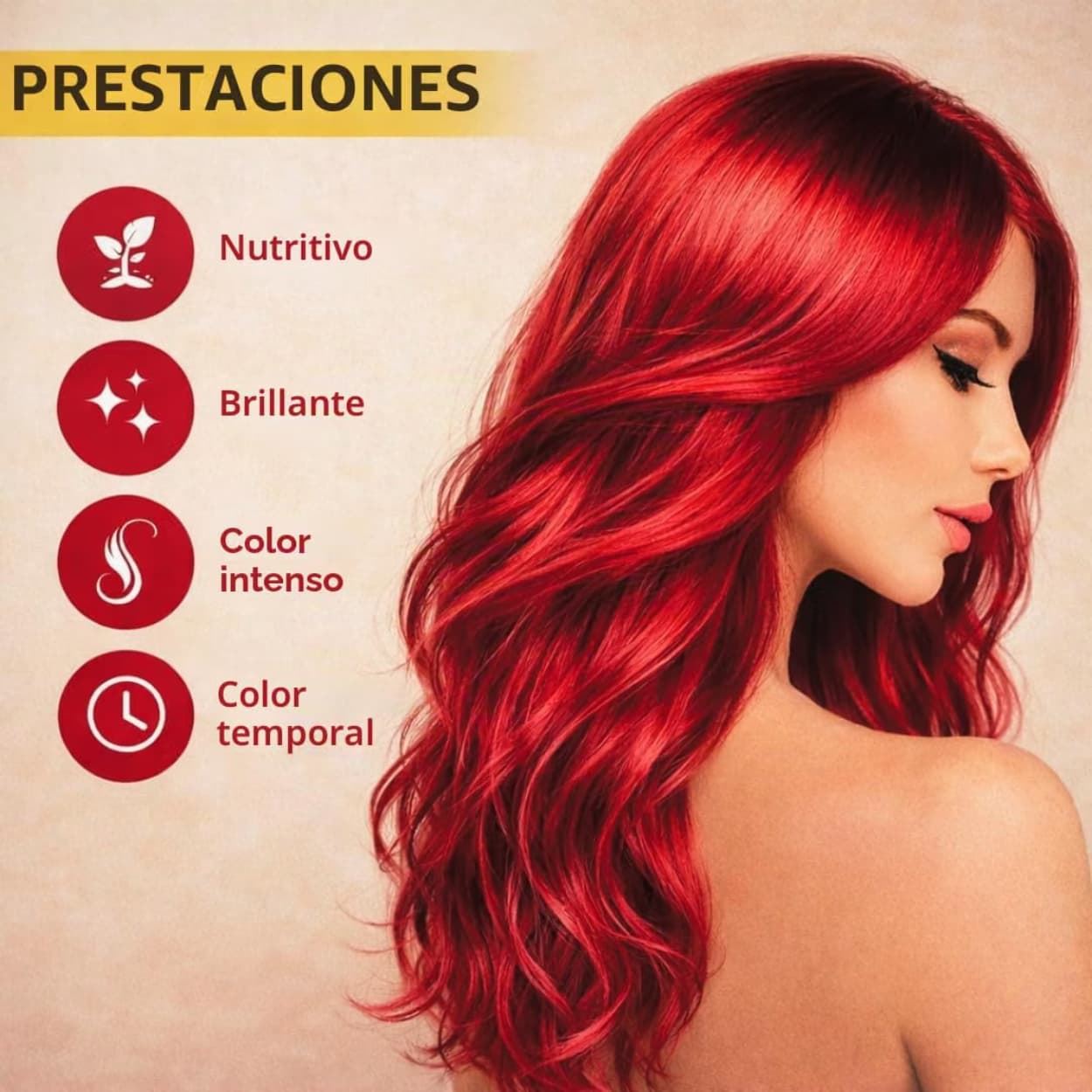 Mascarilla de Color Rojo Nutre Color 200ml | Nirvel Profesional - Imagen 8