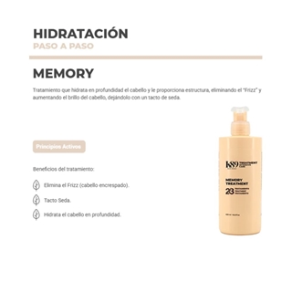 Mascarilla Hidratante Antiencrespamiento Memory Treatment 450ml | K89 - Imagen 2