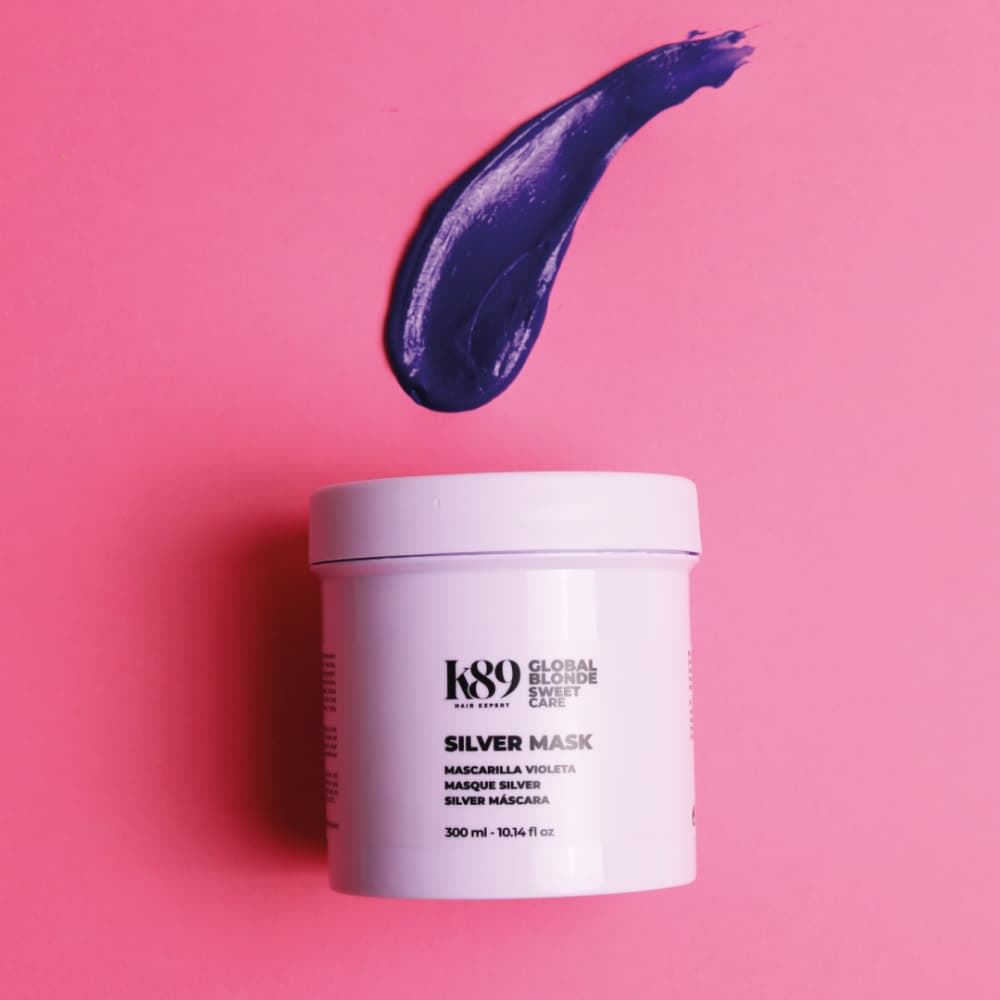 Mascarilla Matizadora Antiamarillos Violeta Silver Global Blonde 300 ml | K89 - Imagen 2
