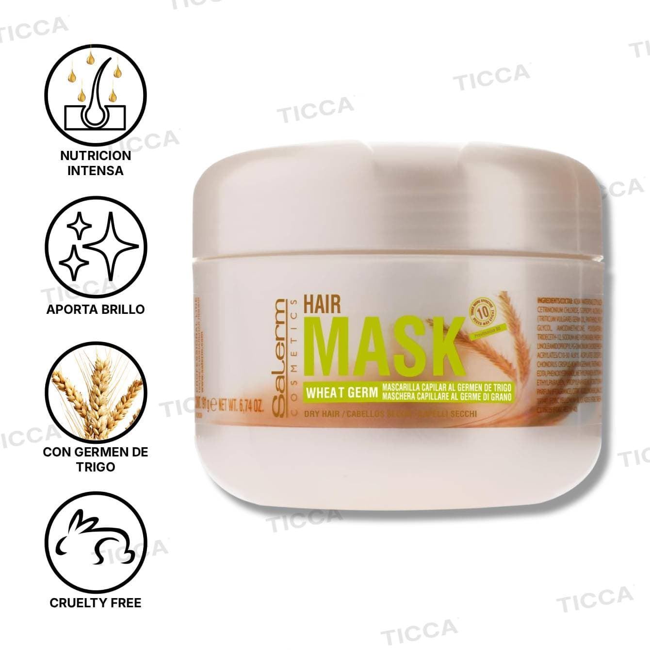 MASCARILLA NUTRITIVA GERMEN DE TRIGO 200ml | SALERM - Imagen 1