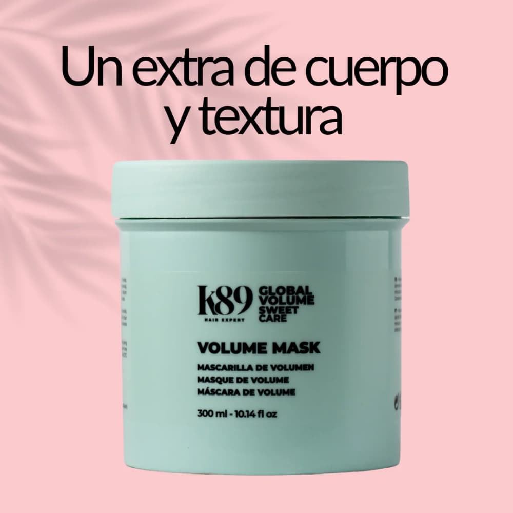 Mascarilla para cabello fino y graso Global Volume 300ml | K89 - Imagen 3