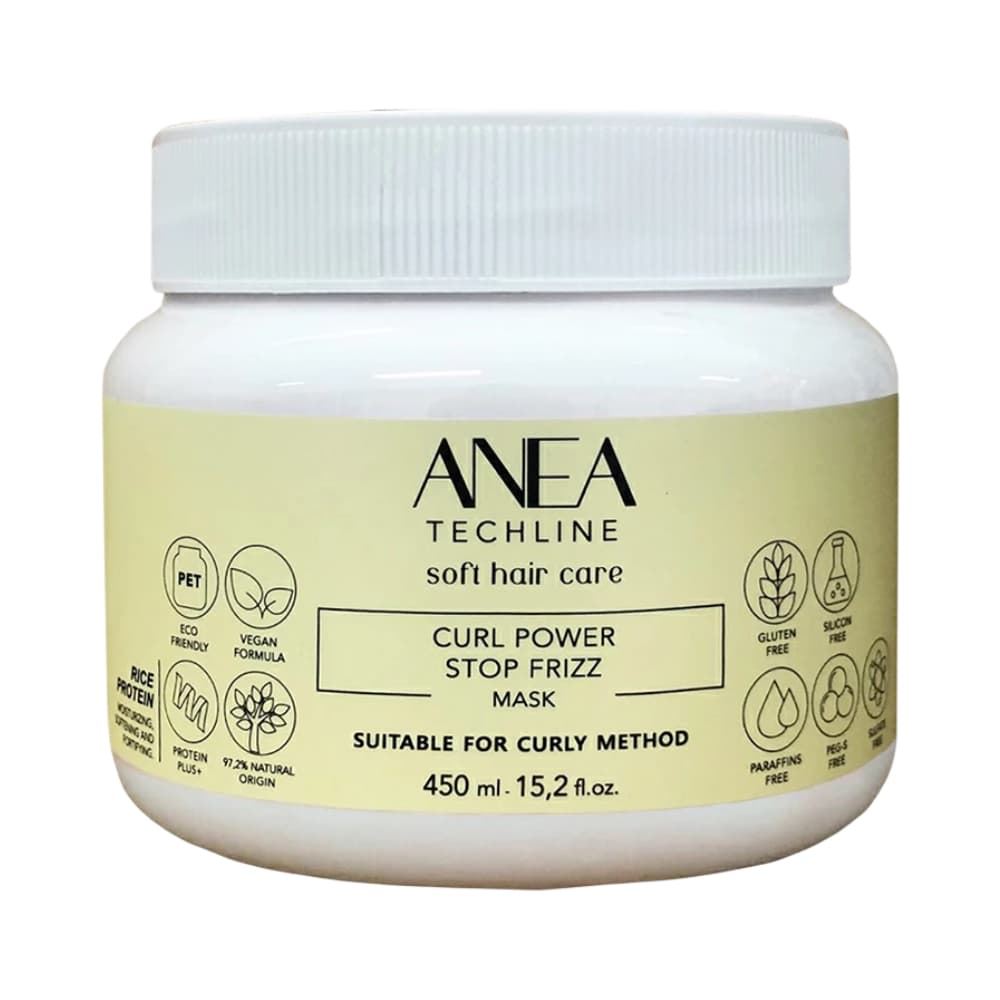 Mascarilla para Rizos Apta para Método Curly 3 en 1 450ml | ANEA TECHLINE - Imagen 1