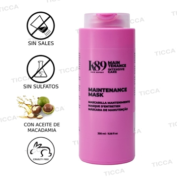 Mascarilla post alisado, keratina y macadamia IC Maintenance Mask 330ml | K89 - Imagen 2