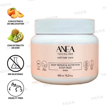 MASCARILLA REPARADORA INTENSIVA Y ANTIENCRESPAMIENTO "DEEP REPAIR" 450ml | ANEA - Imagen 1