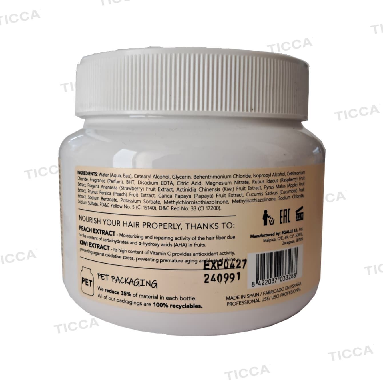 MASCARILLA REPARADORA INTENSIVA Y ANTIENCRESPAMIENTO "DEEP REPAIR" 450ml | ANEA - Imagen 3