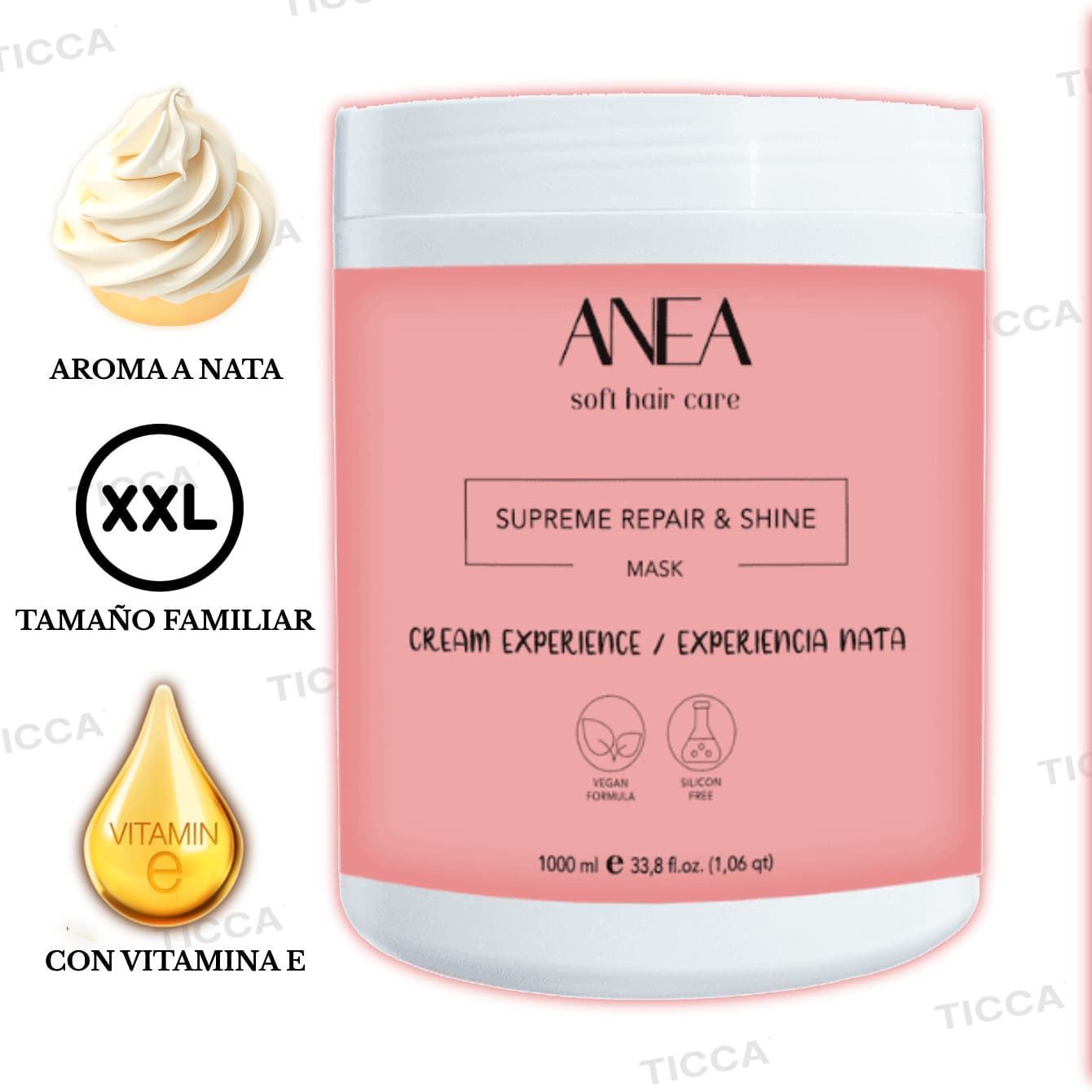 MASCARILLA REPARADORA PROFUNDA "REPAIR & SHINE" NATA 1Kg | ANEA - Imagen 1