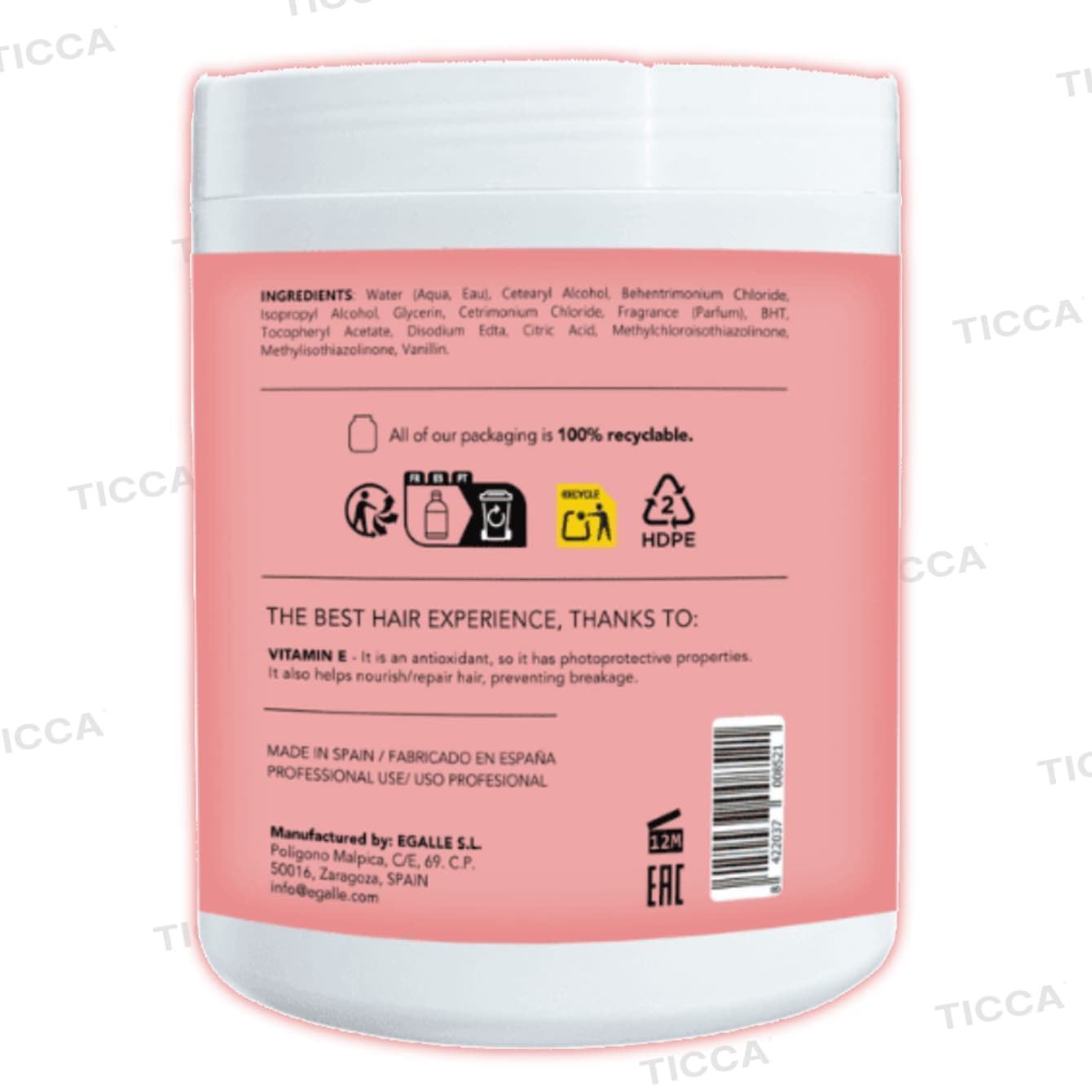MASCARILLA REPARADORA PROFUNDA "REPAIR & SHINE" NATA 1Kg | ANEA - Imagen 2