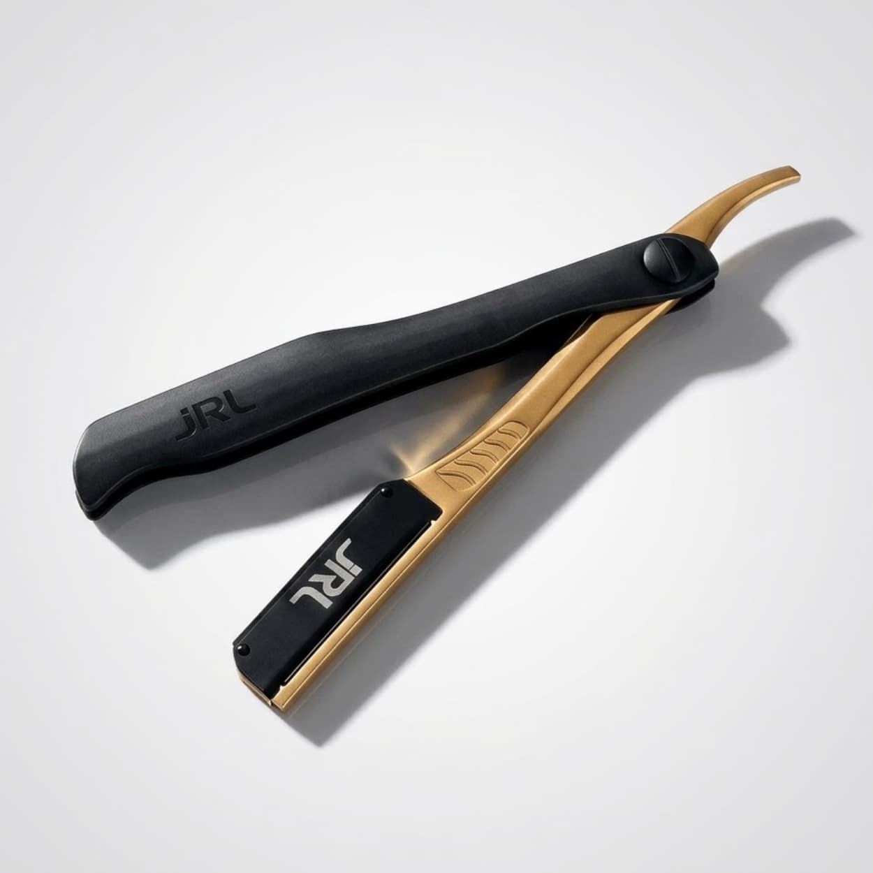 Navaja Magnética JRL Filo Recto Oro para Barbería Profesional | JRL - Imagen 2