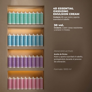 Oxidante en Crema 30 Vol (9%) 4D Essentials - 1000ml | K89 - Imagen 2