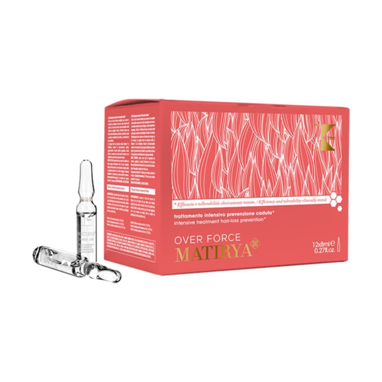 Pack 12 Ampollas Anticaída Matirya Over Force 8ml | K-Time - Imagen 1