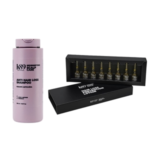 Pack Anticaída del Cabello 8 Ampollas + Champú Scalp Care | K89 - Imagen 1