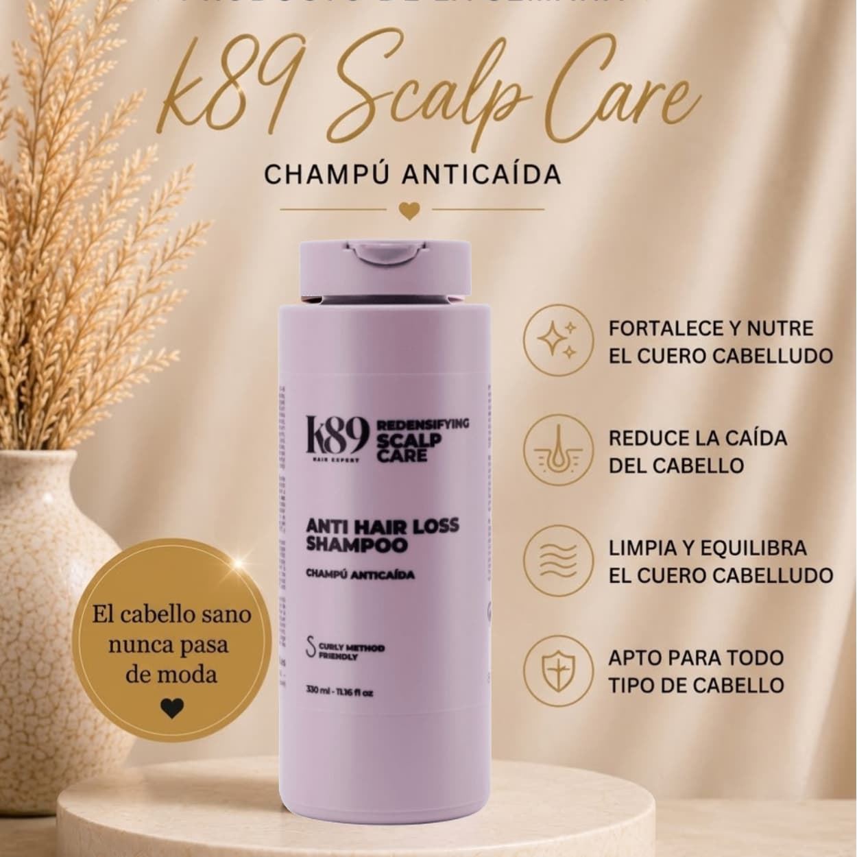 Pack Anticaída del Cabello 8 Ampollas + Champú Scalp Care | K89 - Imagen 7