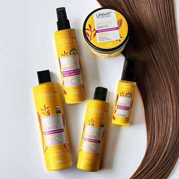 Pack Champú + Mascarilla Post Alisado Brazilian Keratin | Urban Care - Imagen 2