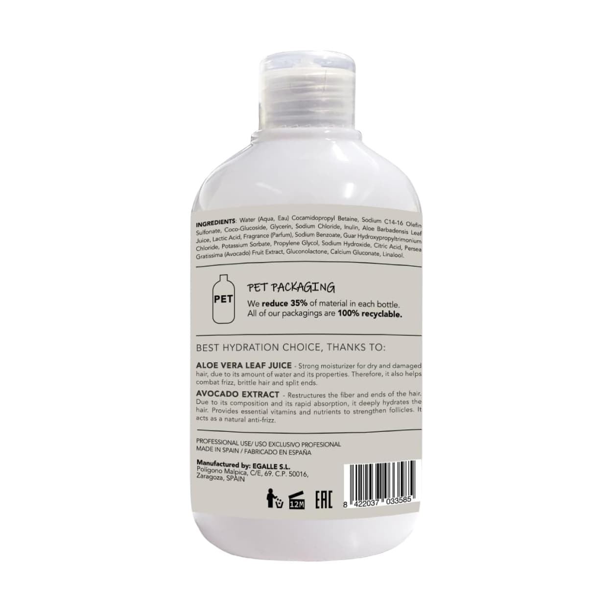 Pack Duo Champu+Mascarilla Hidratacion Natural (450ml+450g) | ANEA TECHLINE - Imagen 6