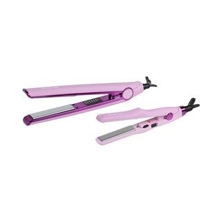 Pack plancha de pelo de Titanio Lilac C1 + Plancha de viaje ¡de Regalo! | Corioliss - Imagen 1
