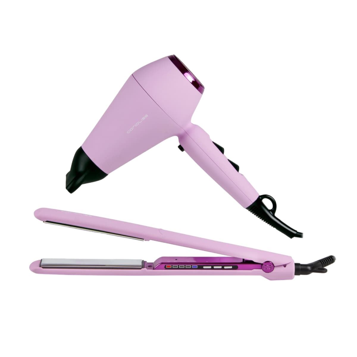Pack plancha de pelo de Titanio Lilac C3 + Secador ¡de Regalo! | Corioliss - Imagen 1