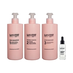 Pack Tratamiento Completo Reparacion Intensiva Wizard System 3 Pasos + Serum gratis | K89 - Imagen 1