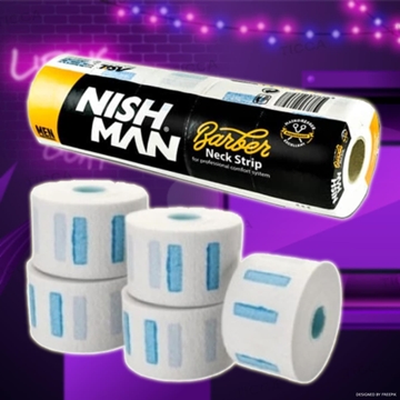 PAPEL CUELLO BLANCO 5 ROLLOS 100 SERVICIOS | NISHMAN - Imagen 2