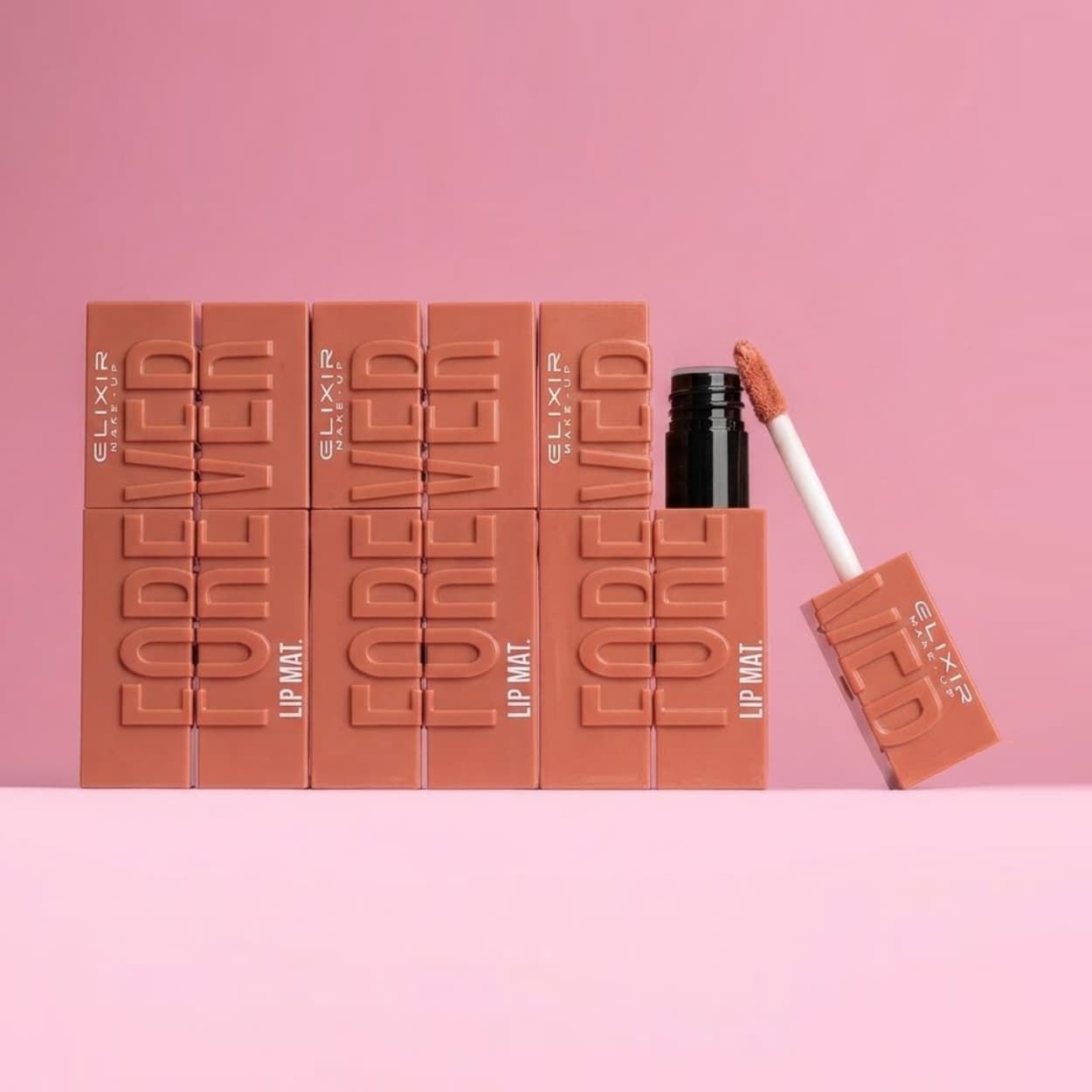 Pintalabios líquido mate de larga duración nude Forever #205 9g | Elixir - Imagen 7