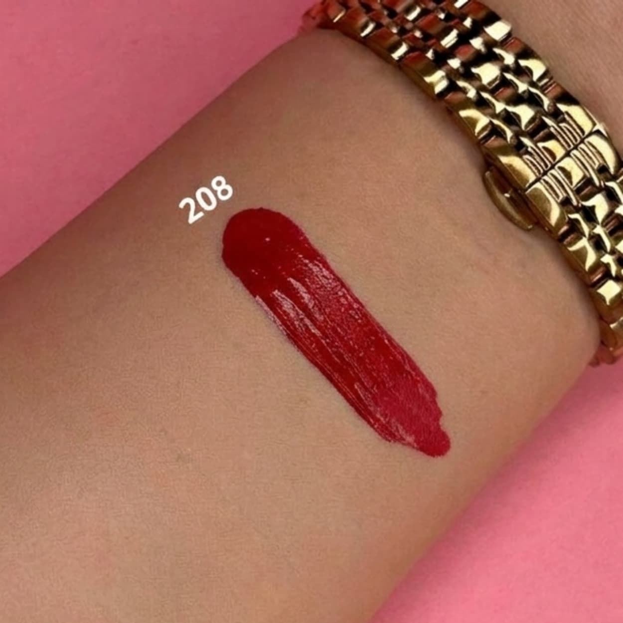 Pintalabios líquido mate de larga duración rojo Forever #208 9g | Elixir - Imagen 4