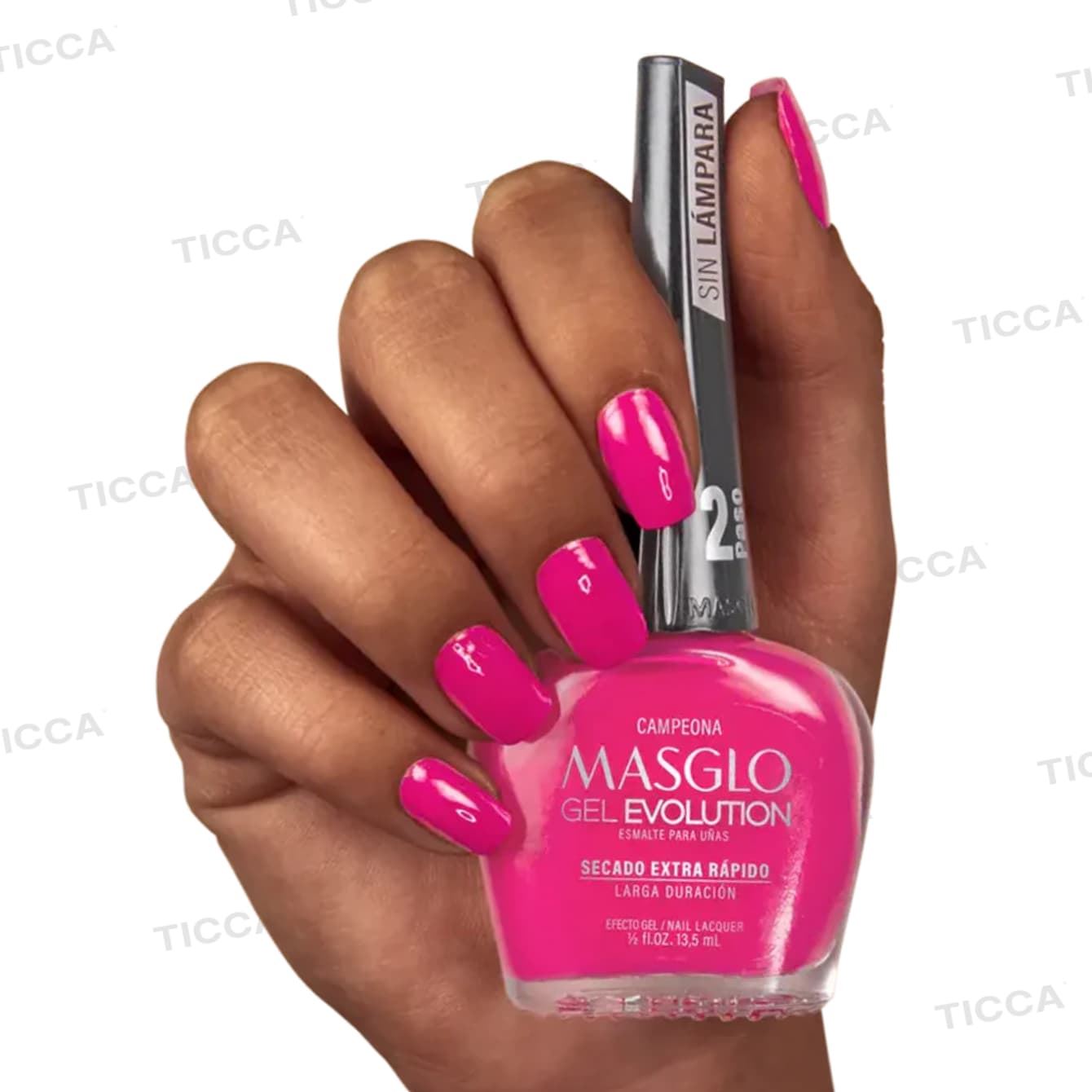 PINTAUÑAS LARGA DURACION GEL EVOLUTION "CAMPEONA"  13,5ml | MASGLO - Imagen 2