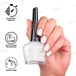 PINTAUÑAS LARGA DURACION GEL EVOLUTION "TIZA"  13,5ml | MASGLO - Imagen 2