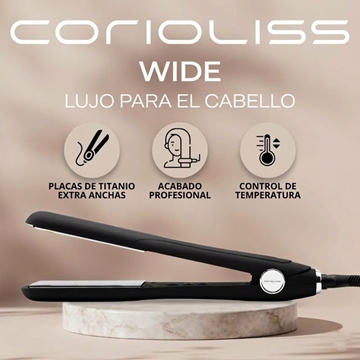 Plancha Ancha de Pelo Wide 100% Titanio | Corioliss - Imagen 2