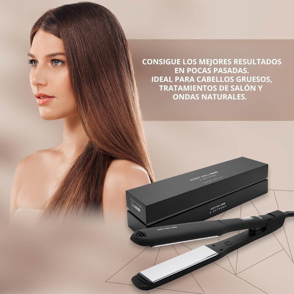Plancha de Pelo C-Extreme BlacK 100% Titanio Ultrarrápidas | Corioliss - Imagen 6