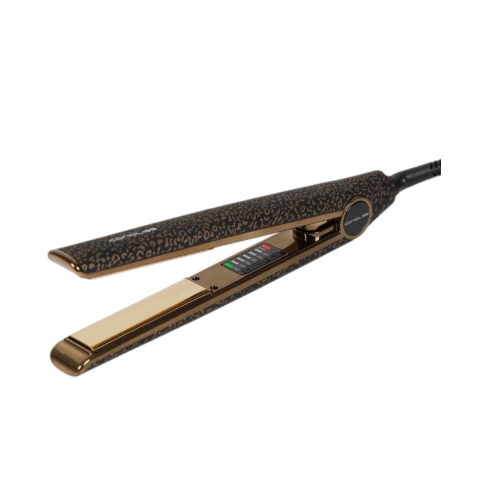 Plancha de Pelo C1 Gold Leopard 100% Titanio | Corioliss - Imagen 1