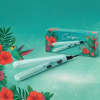 Plancha de viaje cerámica turquesa 100-200ºC  19W Colibri | Apro - Imagen 2