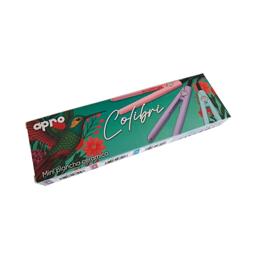 Plancha de viaje cerámica turquesa 100-200ºC  19W Colibri | Apro - Imagen 4