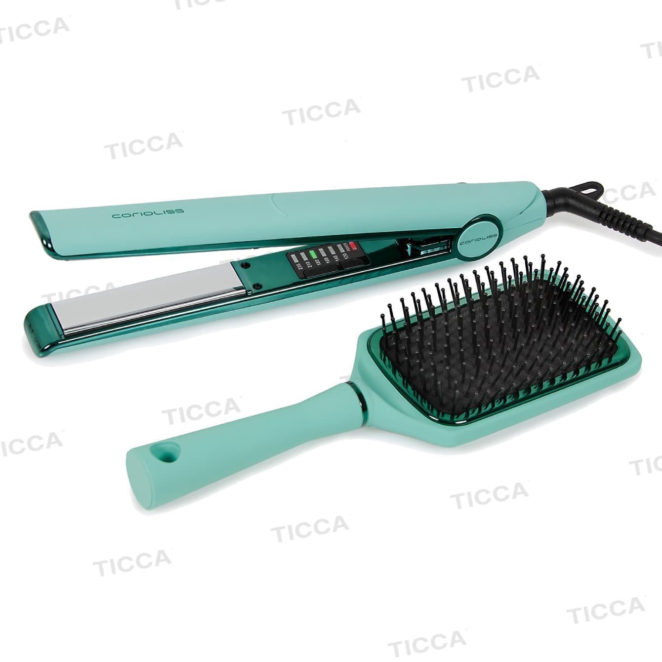 Plancha Titanio C1 Menta + ¡¡ Cepillo De Regalo !! | Corioliss - Imagen 1