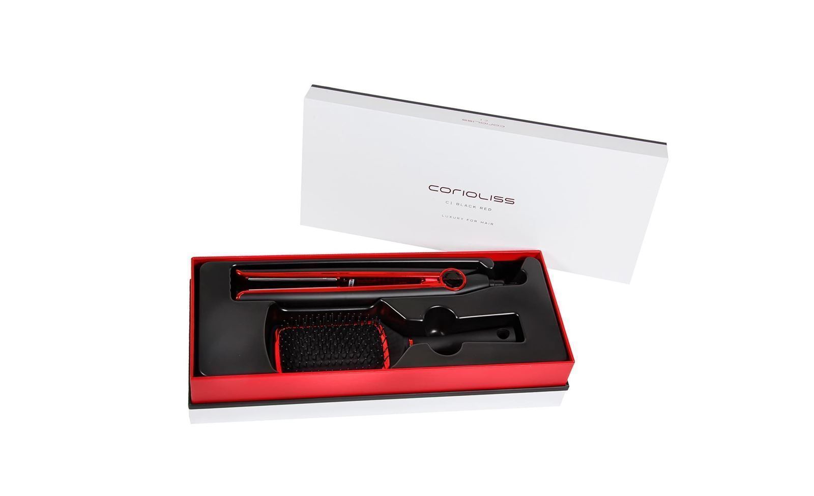 Plancha Titanio C1 Rojo Pasion + ¡¡ Cepillo De Regalo !! | Corioliss - Imagen 3