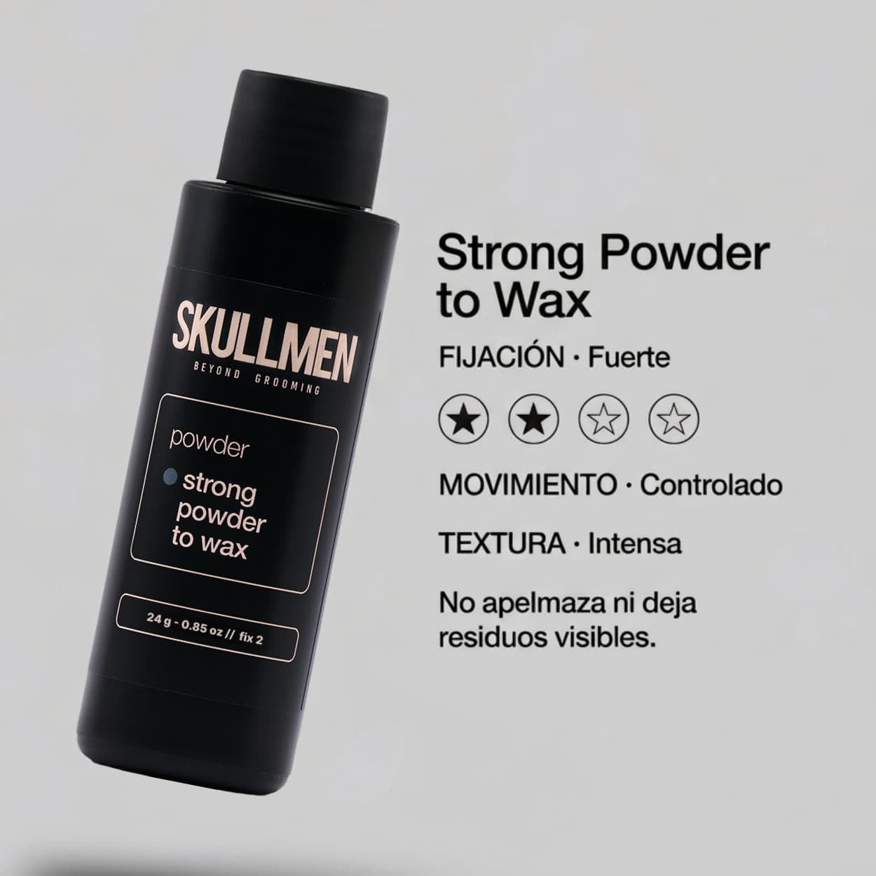Polvos de Volumen Fijacion Fuerte Fix2 Strong Powder to Wax 24g | Skull Men - Imagen 2