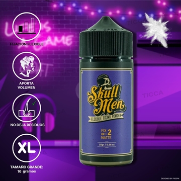 POLVOS DE VOLUMEN FUERTES FLEXIBLE POWDER 16g | SKULL MEN - Imagen 1