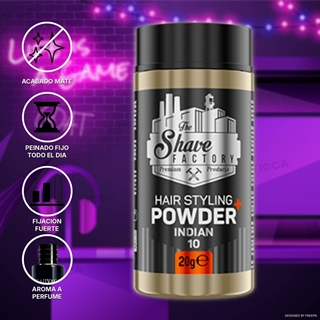 POLVOS DE VOLUMEN FUERTES INDIAN 20g | THE SHAVE FACTORY - Imagen 1
