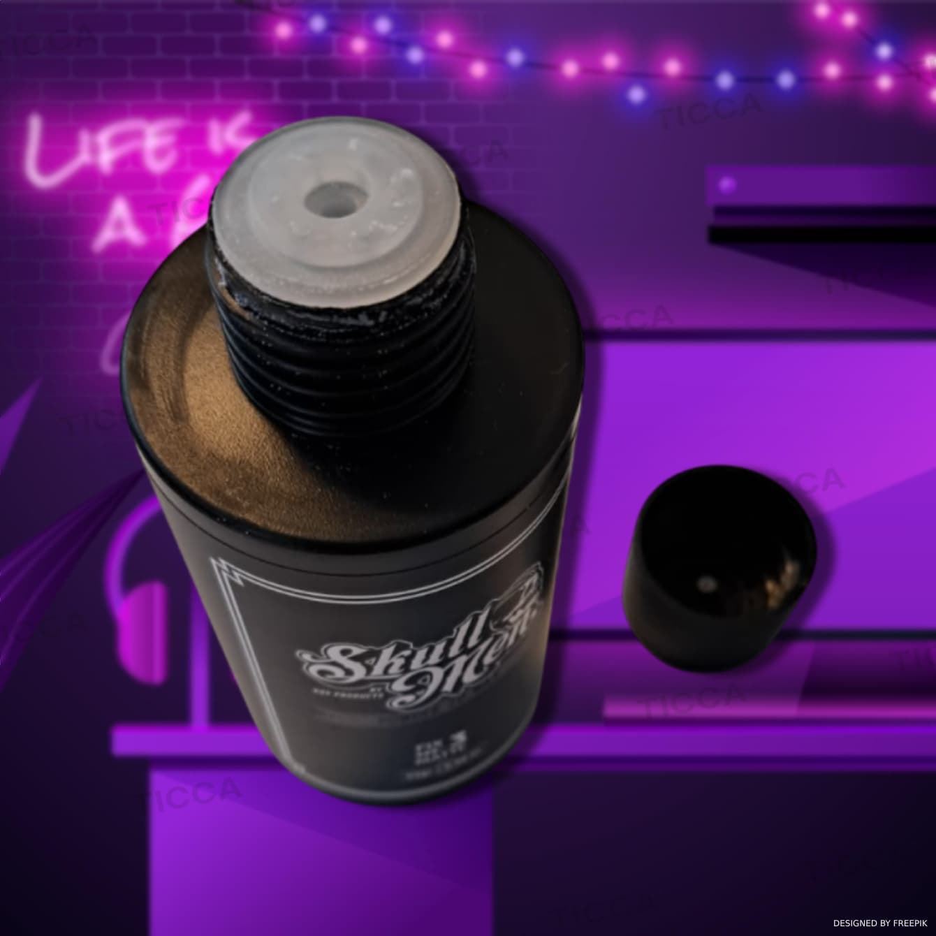 POLVOS DE VOLUMEN FUERTES POWDER TO WAX 25g | SKULL MEN - Imagen 2