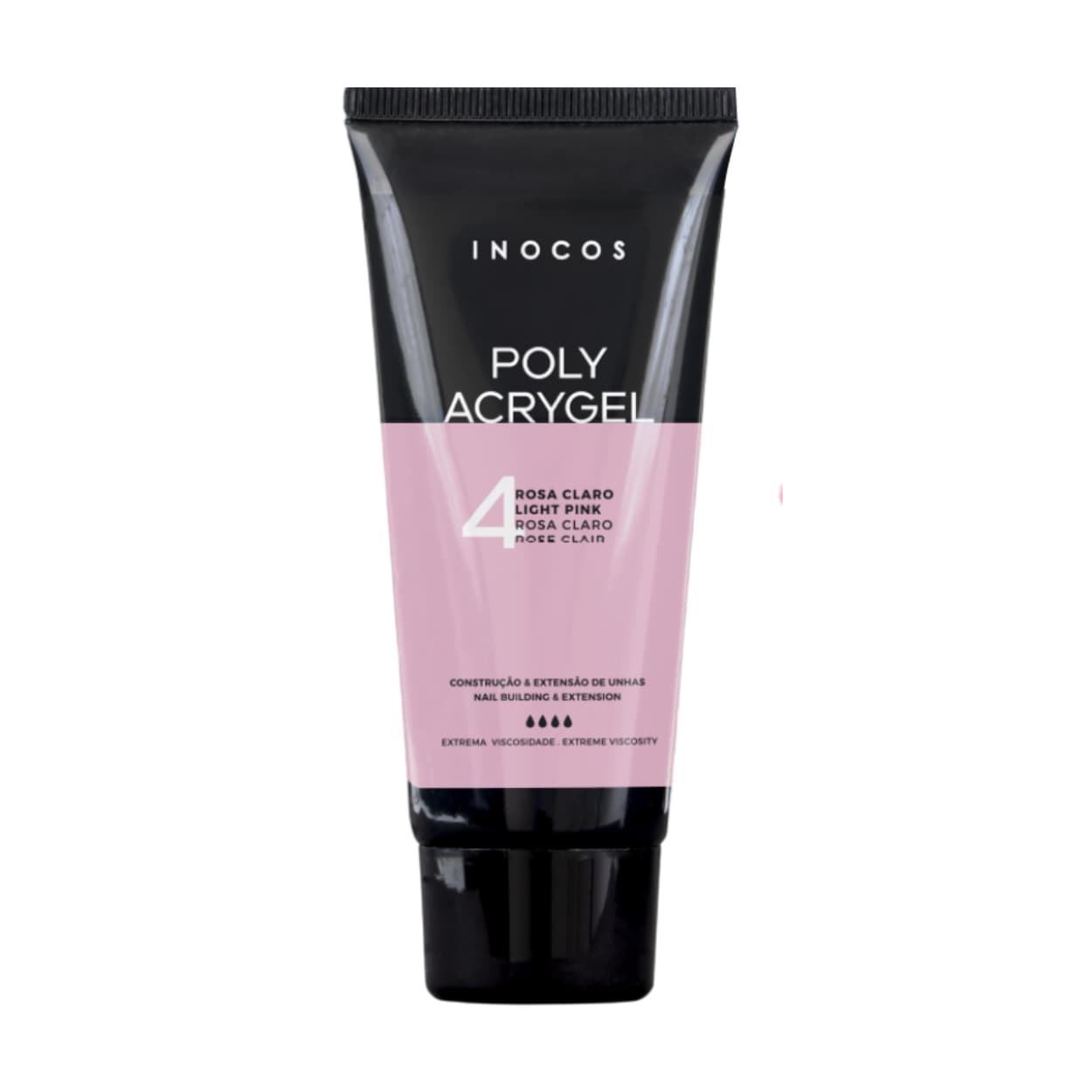 Polyacrigel Rosa claro #4 tubo de 60g | Inocos - Imagen 1