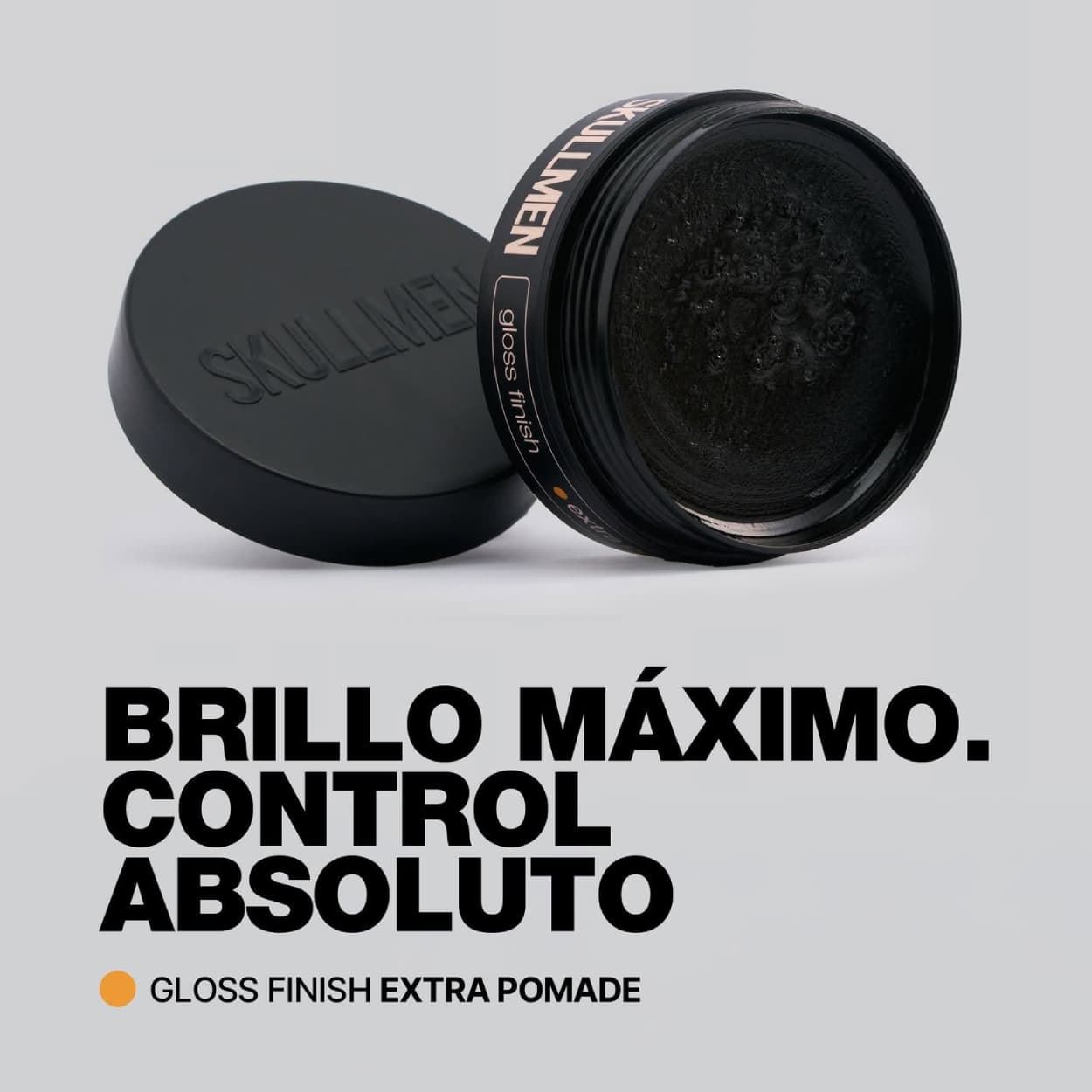 Pomada Brillo Fijación Fuerte Fix3 Gloss Finish Extra Pomade 100ml | Skull Men - Imagen 3