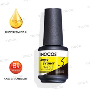 PRIMER/BOND NO ACIDO "SUPER PRIMER TRIPLE & VITAMINS " 15ml | INOCOS - Imagen 1