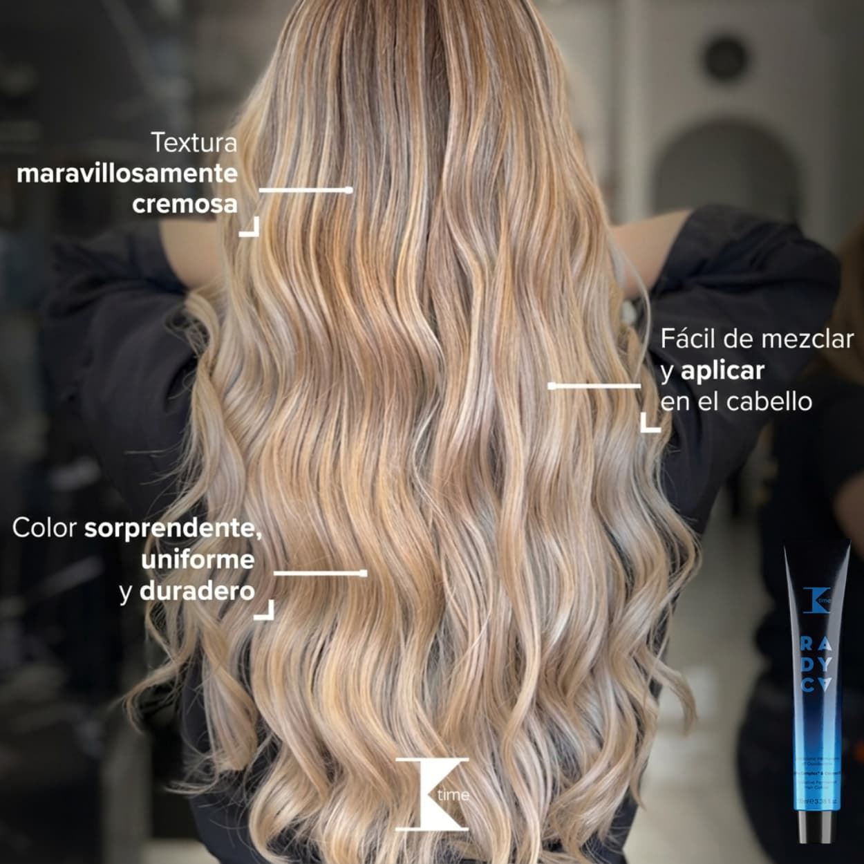 Radyca Tinte Permanente Sin PPD 100g - Bases Intensas | K-TIME - Imagen 3