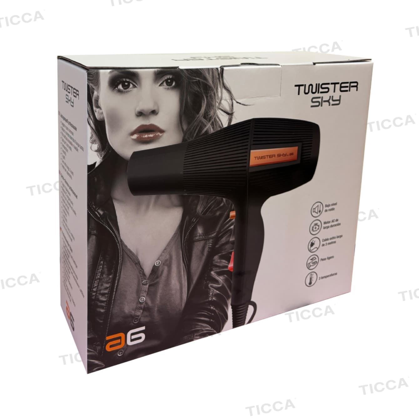 Secador Profesional 2400W Sky Negro | AG - Imagen 2