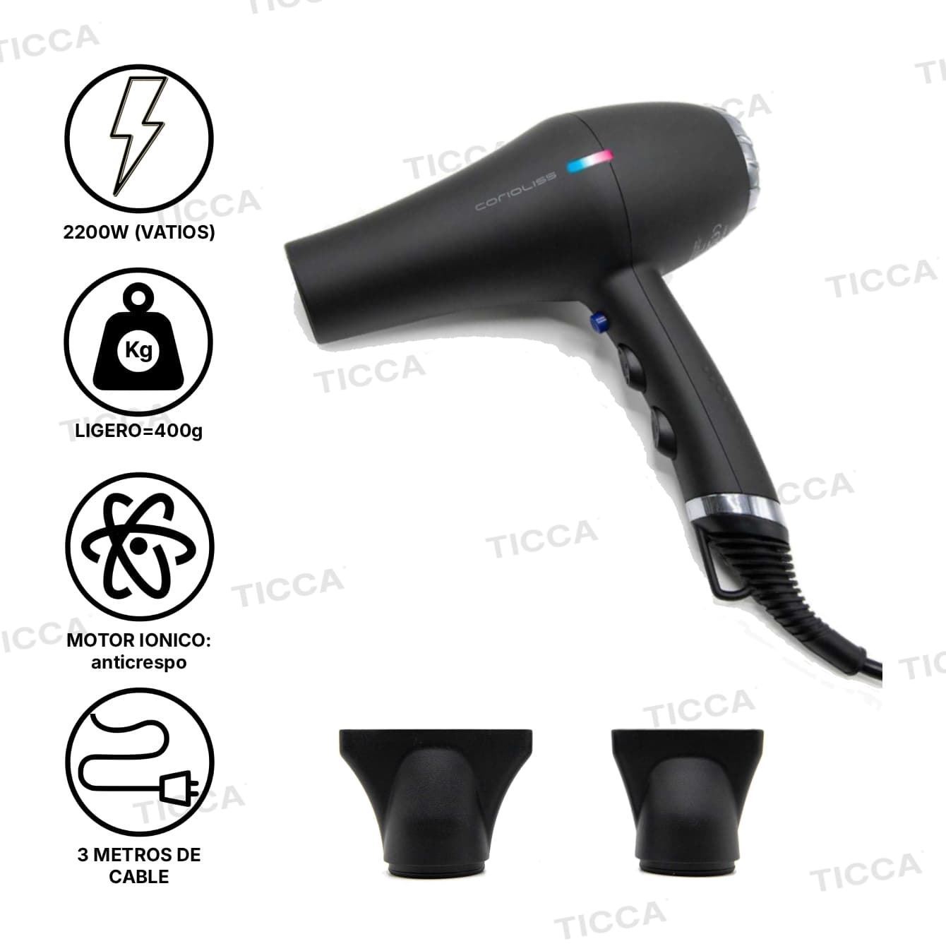 SECADOR PROFESIONAL "FLOW POWER" 2200W | CORIOLISS - Imagen 1