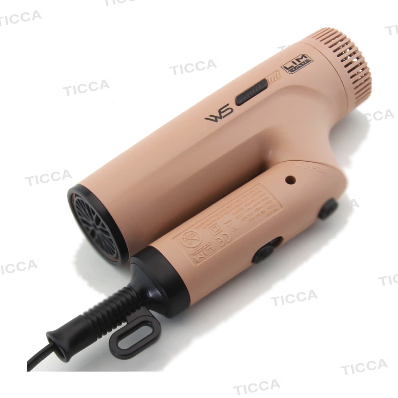 SECADOR VIAJE PROFESIONAL "WS" 1200W CANELA | LIM HAIR - Imagen 2